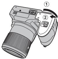 FUJIFILM FINEPIX S8400W - Fermez le couvercle du compartiment des piles. - 1