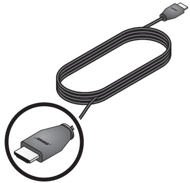 BOSER 321 GSXL S3 - Connexion du téléviseur au système - 5