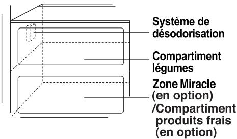 LG-GOLDSTAR GRL2067TTQA - Désodoriseur (sur certains modèles uniquement) - 1