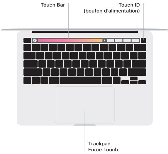 APPLE MacBookPro13TouchBar256GoSSD16Go - Touch ID - 1