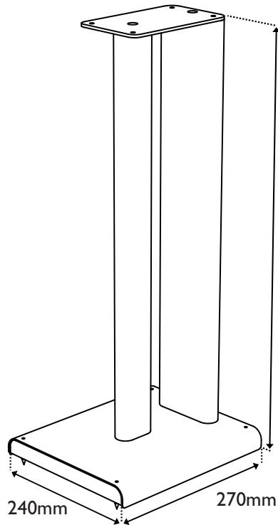 Q-ACOUSTICS Q2020 - 2010/2020 Speaker Stand (paire) - 1