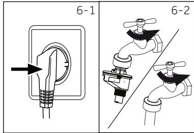 HAIER HW90-B14636N - Water connection - 1