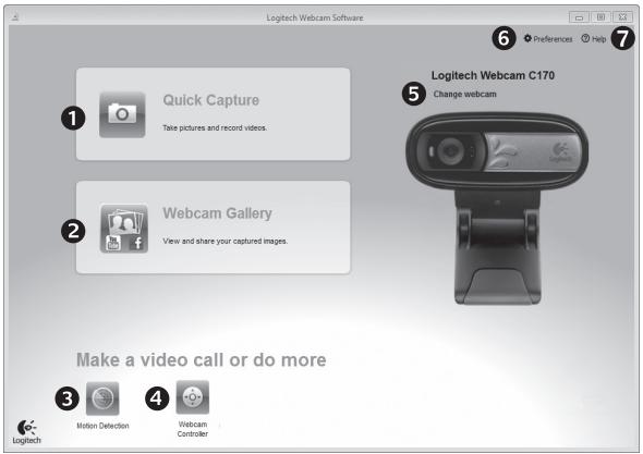 LOGITECH WEBCAM C170 BLACK - Logiciel logitech webcam software pas à pas - 1