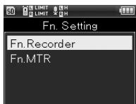 OLYMPUS LS-100 - Réglage touche fn - 2