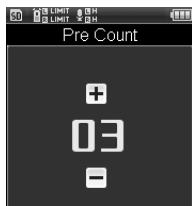 OLYMPUS LS-100 - Compteur régressif: configuration - 1