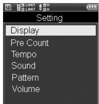 OLYMPUS LS-100 - Utilisation de la touche OK - 1