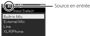 OLYMPUS LS-100 - Sélectionner l'entrée [sélectionner l'entrée] - 2