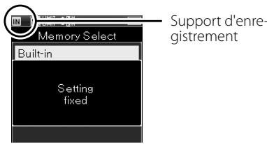 OLYMPUS LS-100 - Rappeler une fonction enregistrée - 4