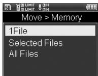 OLYMPUS LS-100 - [Copie > mémoire] - 1