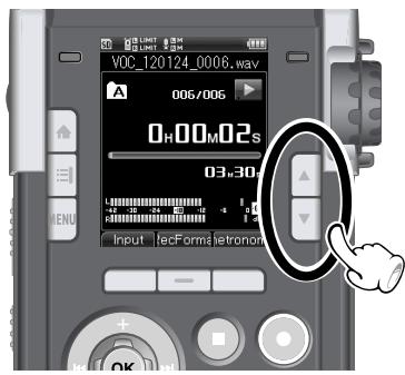 OLYMPUS LS-100 - Réglage de la vitesse de lecture - 1