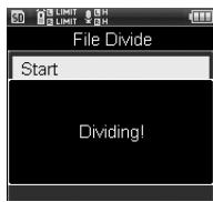 OLYMPUS LS-100 - Utilisation de la touche OK - 1