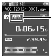 OLYMPUS LS-100 - Appuyez sur la touche OK pour valider le réglage - 1