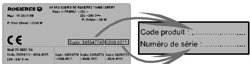 ROSIERES RF6411PN - Attention - 1