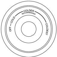 FORTEX REFRIGERATEUR-CONGELATEUR - Setting the Fridge Compartment Temperature - 2