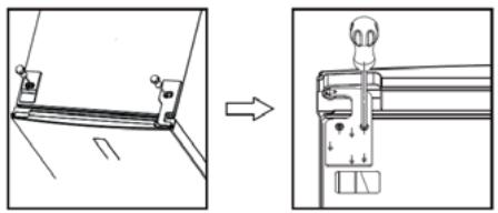 FORTEX REFRIGERATEUR-CONGELATEUR - INVERSION DU CÔTE D'OUVERTURE DES PORTES - 1