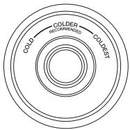 FORTEX REFRIGERATEUR-CONGELATEUR - Setting the Fridge Compartment Temperature - 1