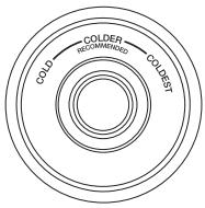 FORTEX REFRIGERATEUR-CONGELATEUR - Régler la température du compartment de réfrigération - 1