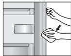 PANASONIC NR-B32FX3-XE - Joint d'ouverture de porte - 1