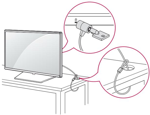 LG REFERENCE - Utilisation du verrou kensington - 1