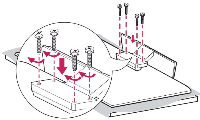 LG REFERENCE - Fixation du support - 5