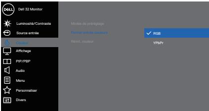 DELL PCS32210S - Accéder au menu OSD - 9