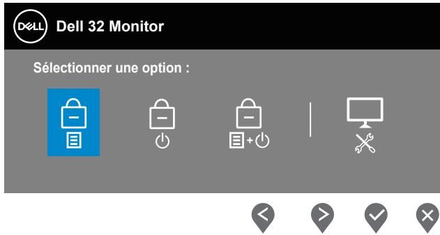 DELL PCS32210S - Verrouillage des boutons Menu et Alimentation - 3