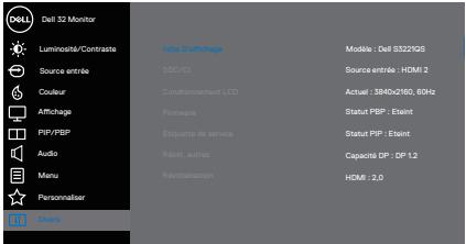 DELL PCS32210S - Accéder au menu OSD - 25