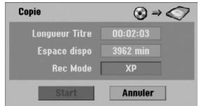 LG-GOLDSTAR RH188S - Copie à partir d'un DVD sur un disque dur - 2