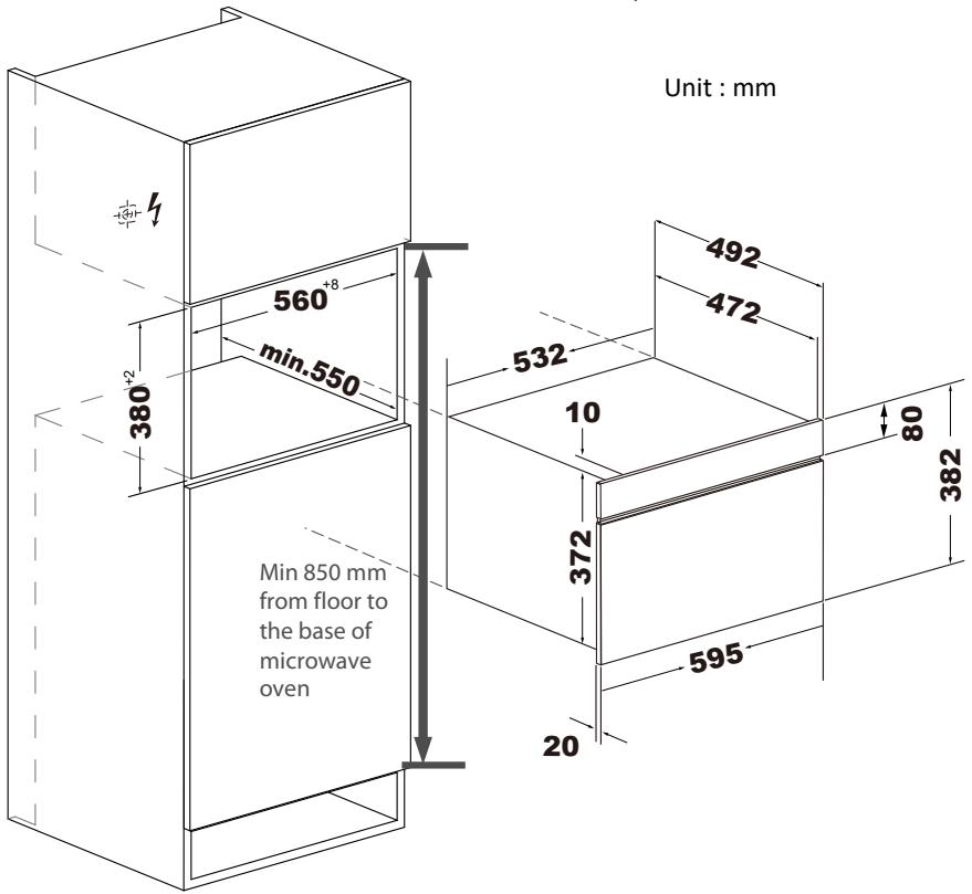 THOMSON TCBI34BK - Build-in furniture - 1