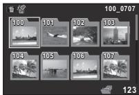 PENTAX K-70 - Tournez vers la gauche à l'étape 1, « affichage d'images multiples » (p.91). - 1
