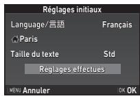 PENTAX K-70 - Utilisez pour sélectionner une ville. - 3