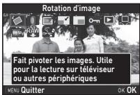 PENTAX K-70 - Éléments de la palette du mode lecture - 1