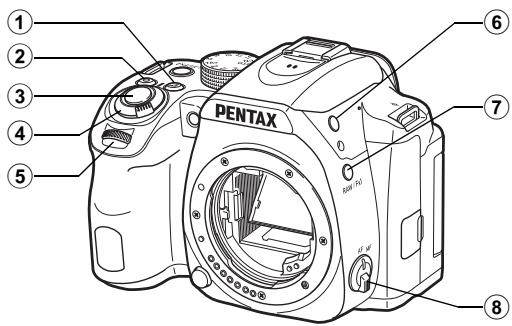 PENTAX K-70 - Commandes - 1