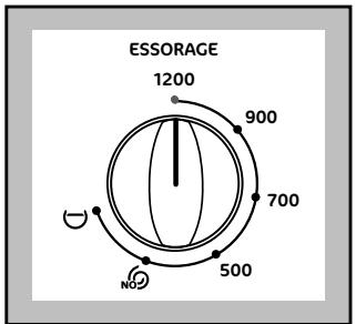 FAURE LFV1260 - Sélectionnez la vitesse d'essorage ou l'option ou - 1