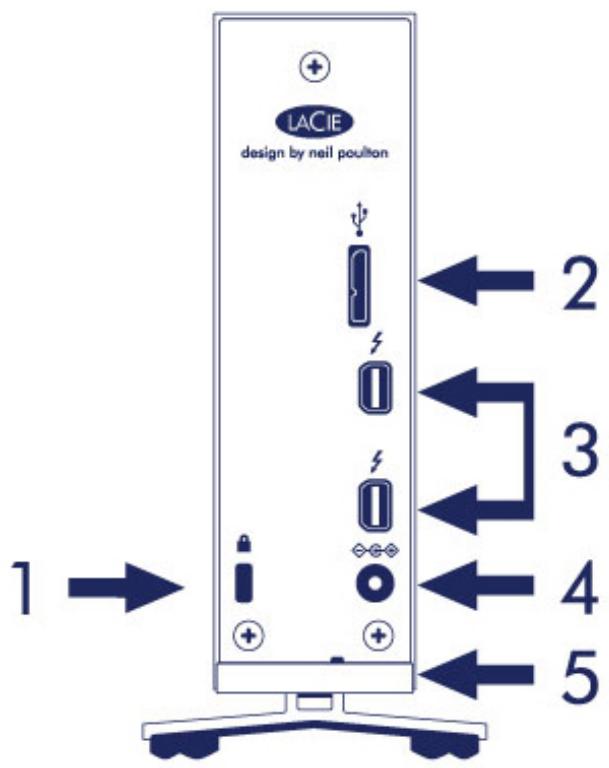 LACIE Lacie D2 4TB Thunder - Vue arrêté - 1