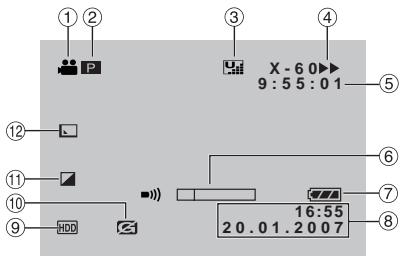 IVC GZ-fMG130EX - Pendant la lecture vidéo - 1