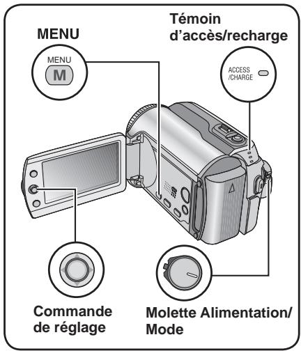 IVC GZ-fMG130EX - Réglages nécessaires avant utilisation - 1