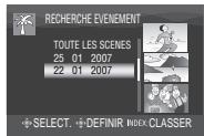 IVC GZ-fMG130EX - Sélectionner l'événement. - 2
