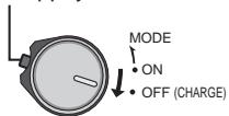 IVC GZ-fMG130EX - Régler la molette alimentation/mode sur OFF. - 1