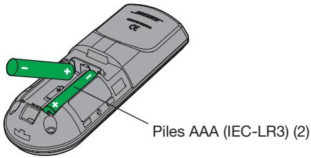 BOSER VIDEOWAVE 55S3 - Remplacement des piles - 2