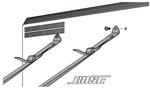 BOSER VIDEOWAVE 55S3 - Mise en place des colliers anti-basculement - 2