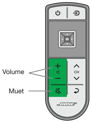 BOSER VIDEOWAVE 55S3 - Réglage du volume - 1