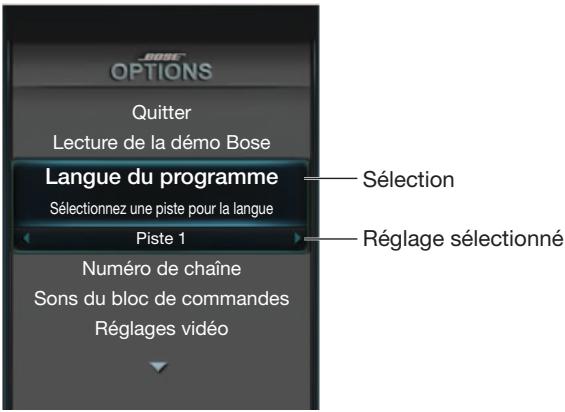 BOSER VIDEOWAVE 55S3 - Modification des réglages - 1