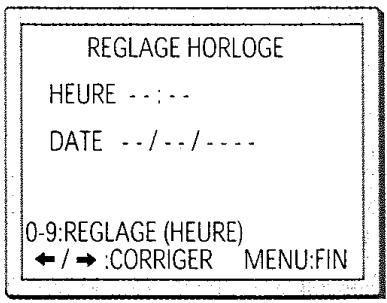 PROLINE SVP2650 - Préréglage de l'heure et de la date - 1