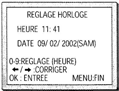 PROLINE SVP2650 - Préréglage de l'heure et de la date - 2