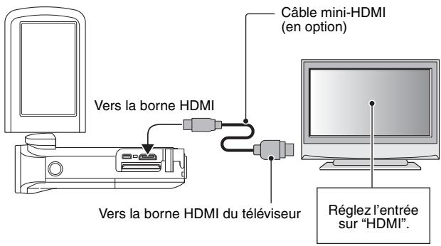 SANYO GH1 - Connexion au connecteur HDMI - 1