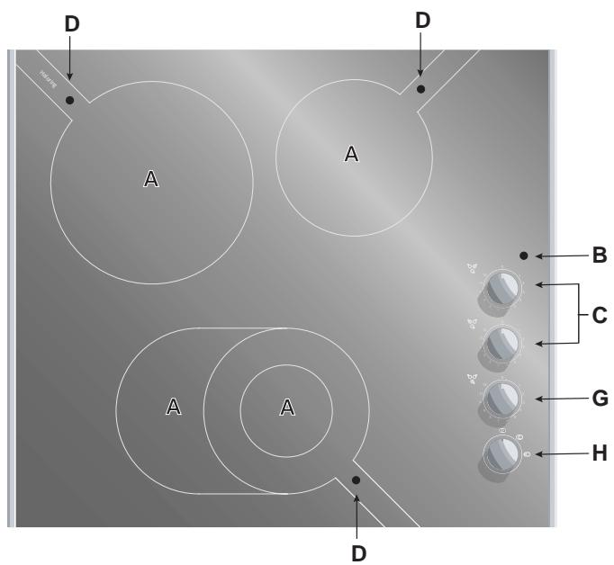 SCHOLTES TM6120NR - Description de la table de cuisson - 2