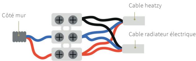 HEATZY PILOTEcopic - Code couleurs des câbles : - 3
