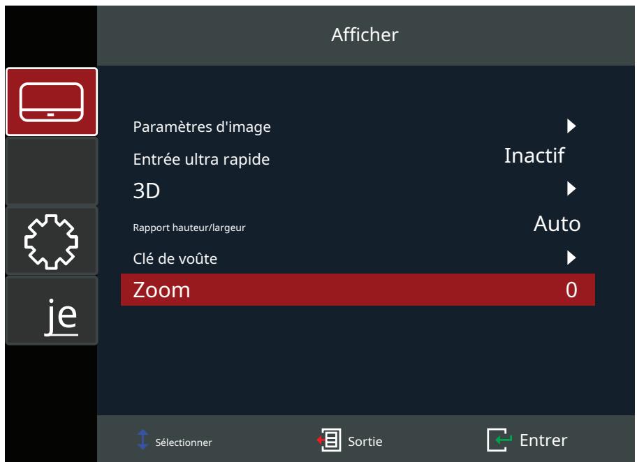 VIEWSONIC LS710-4K - Menu d'affichage - 1