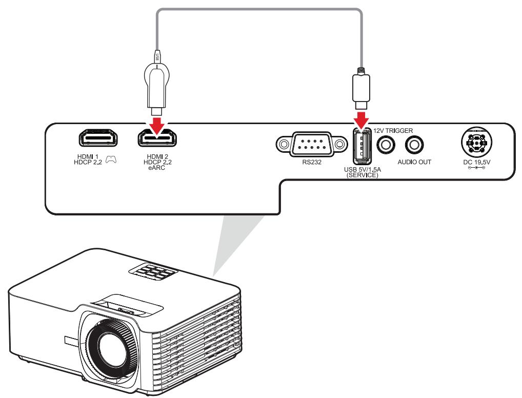 VIEWSONIC LS710-4K - USB-Type-A-Verbindung - 1